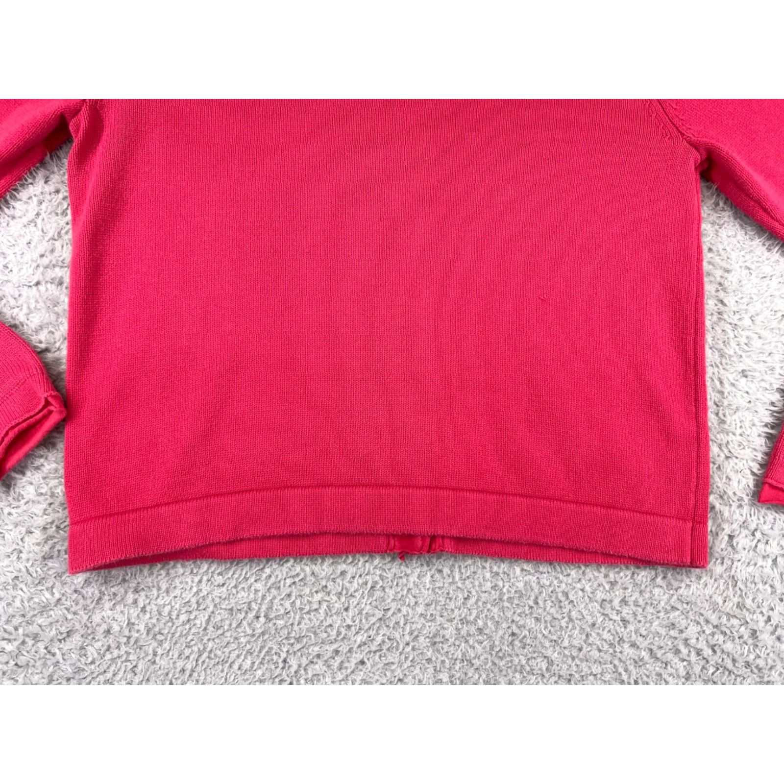 Orvis Orvis Sweater Cardigan Women Small Pink 100% Cotton Button Knit V-Neck Casual All Seasons Fall Winter Women’s Size S / US 4 / IT 40 - 7 Thumbnail