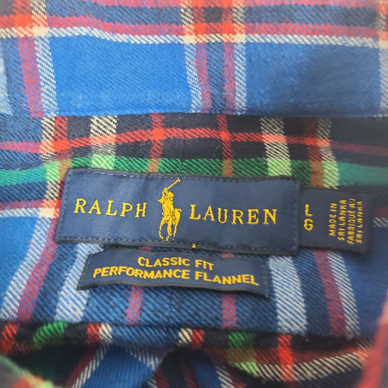Lauren Ralph Lauren Ralph Lauren Men's Classic Size Large Fit Performance FLANNE Size US L / EU 52-54 / 3 - 3 Thumbnail