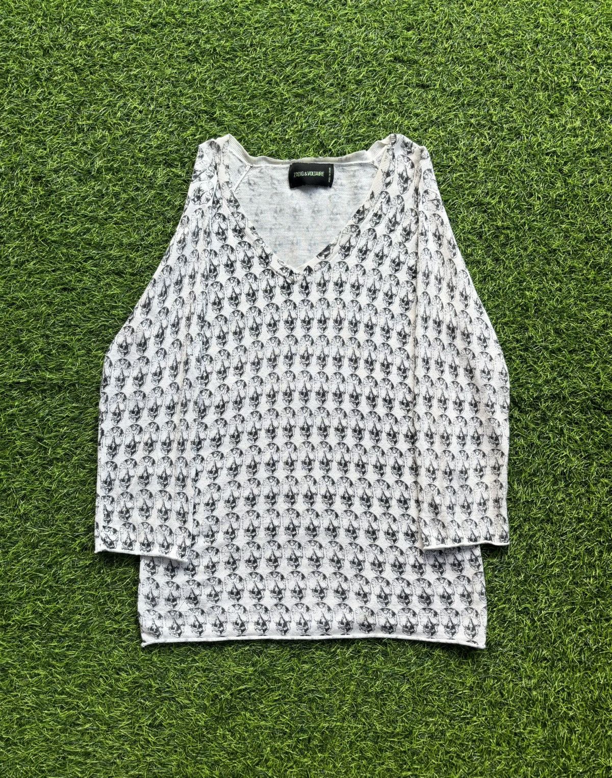 Hysteric Glamour Zadig&Voltaire Skull Punk Style Longsleeve Size US S / EU 44-46 / 1 - 1 Thumbnail
