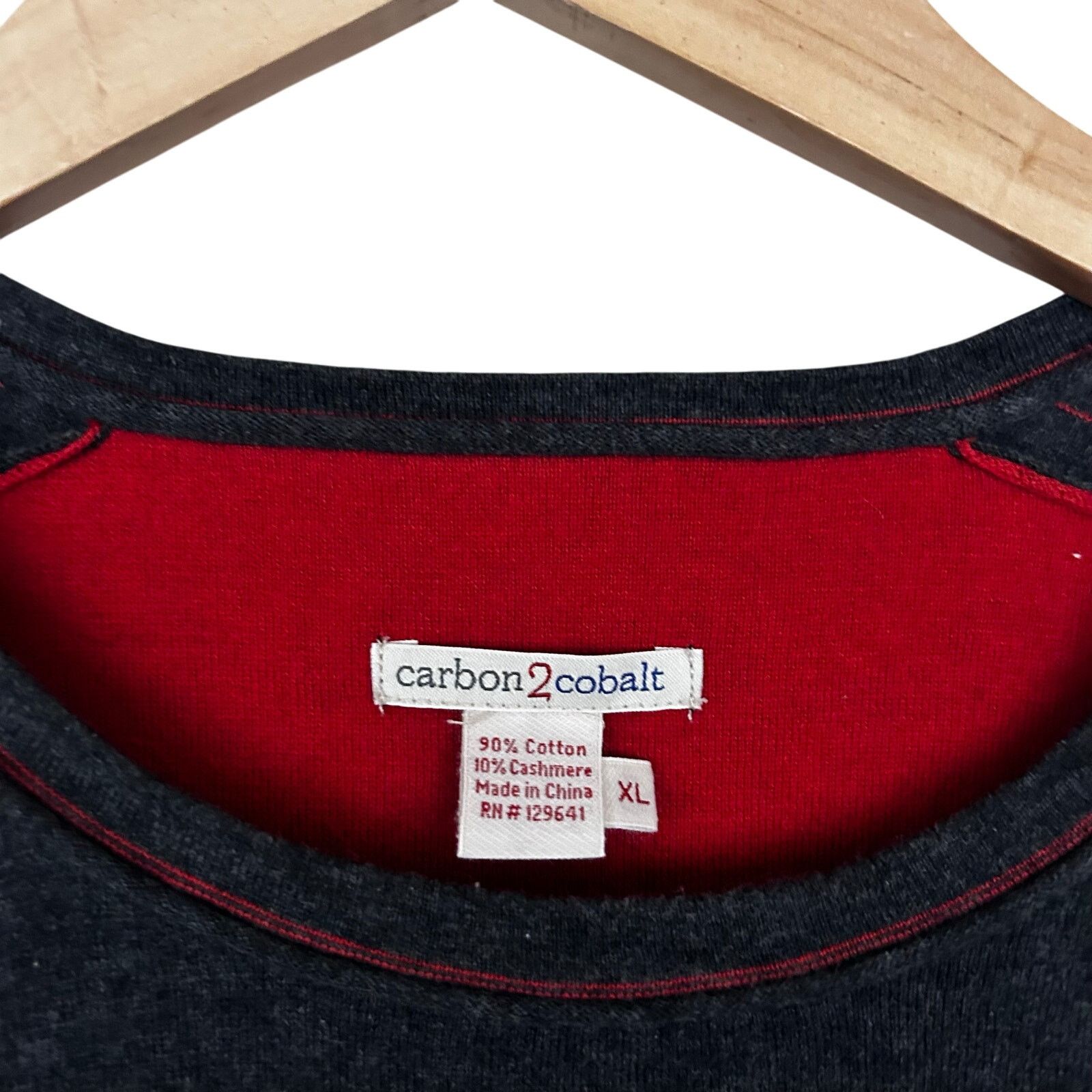 Other Carbon 2 Cobalt Gray Cashmere Blend Sweater Sz XL Size US XL / EU 56 / 4 - 2 Thumbnail