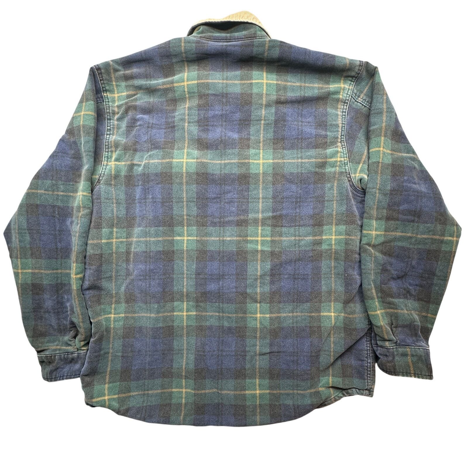 Structure VTG Structure Plaid Flannel Zip Jacket Shirt Medium Size US M / EU 48-50 / 2 - 2 Thumbnail