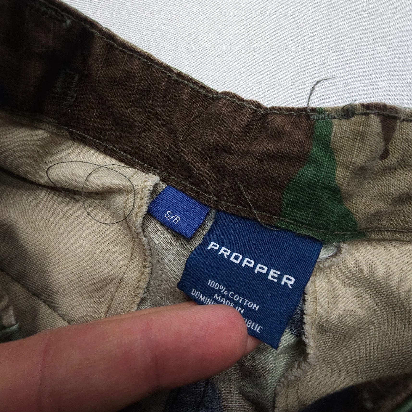 Propper PROPPER Cargo Pants Pants Cargo Adult Small Green Camo Cargo Combat Work Jeans Cotton Canvas Military Green Army Pocket Straight Regular Men Size US 29 - 3 Thumbnail