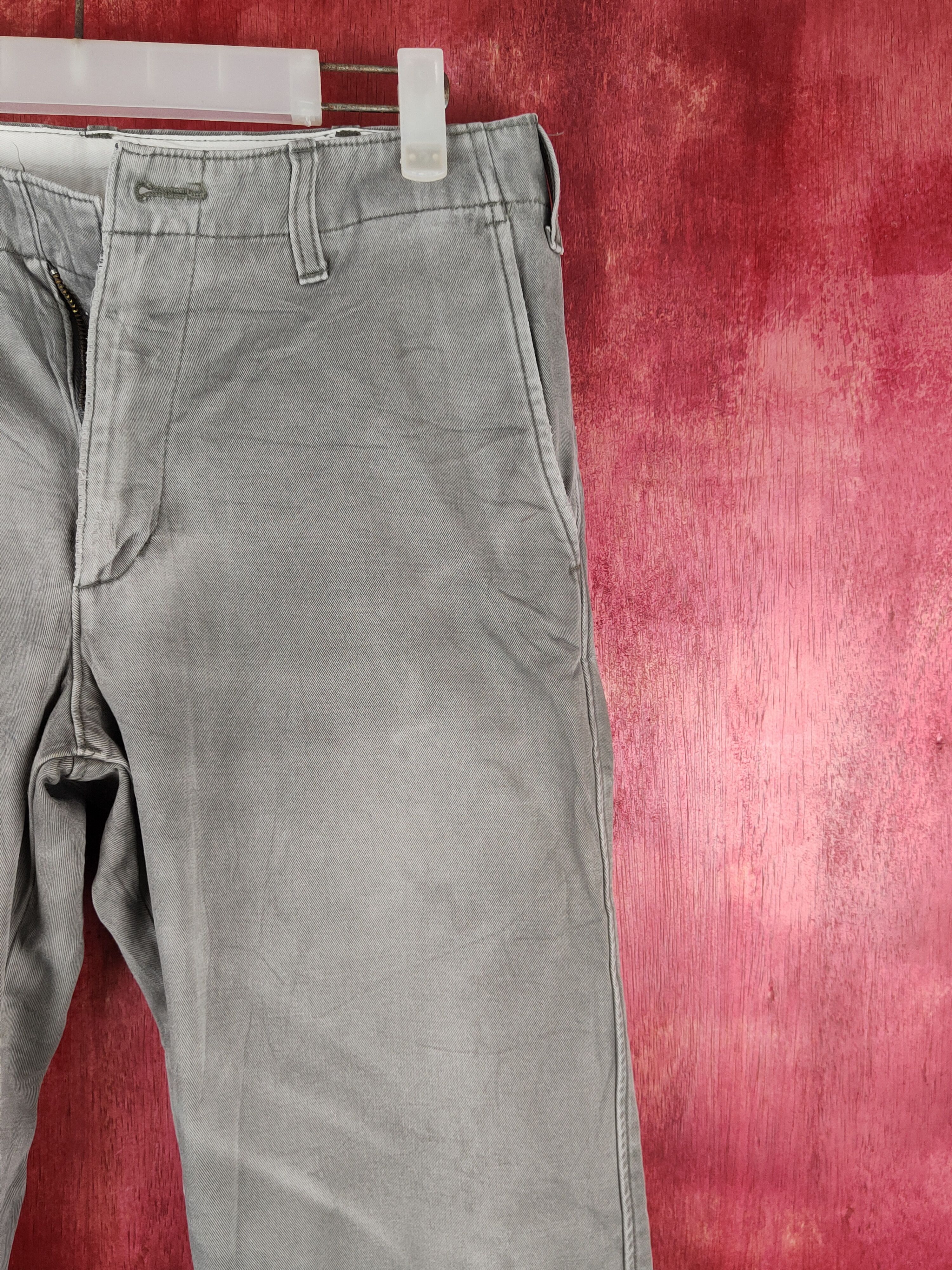 Japanese Brand × Uniqlo Uniqlo Gray faded vintage Casual Pants #S1543 Size US 28 / EU 44 - 5 Thumbnail