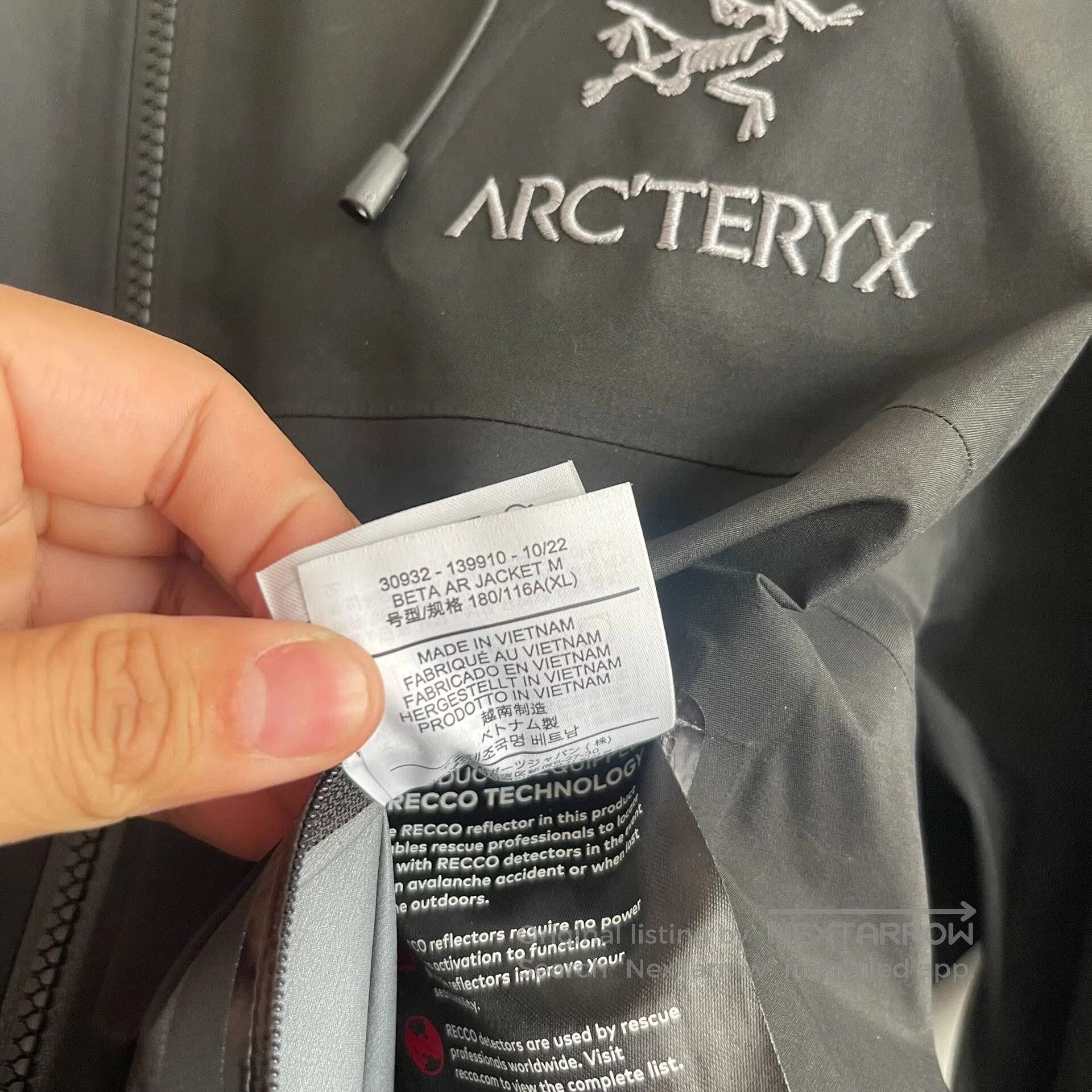 Arc'teryx Arcteryx Beta AR Gore-Tex Hooded Jacket. Size US XL / EU 56 / 4 - 4 Thumbnail