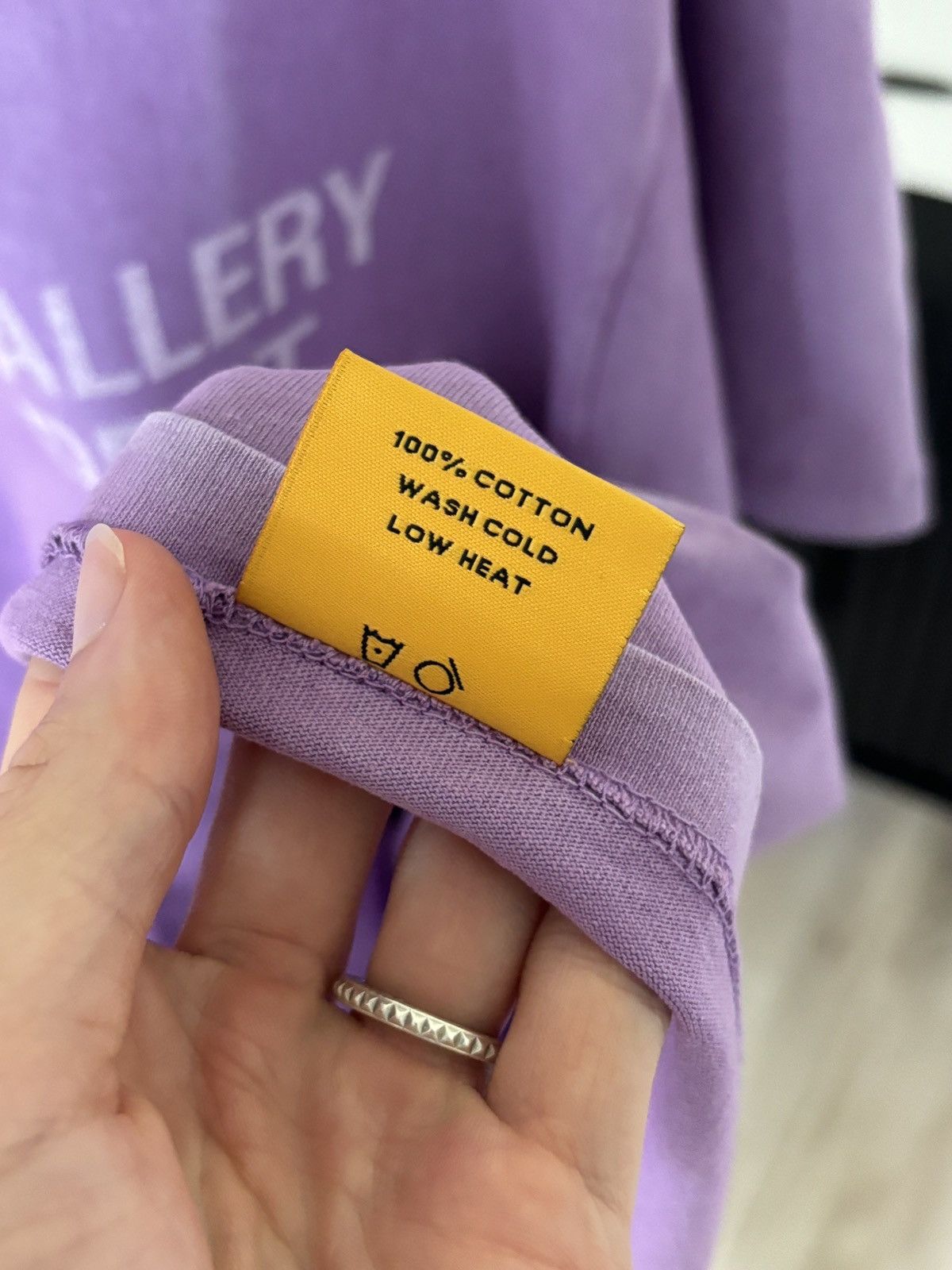 Gallery Dept. GALLERY DEPT - FADED PURPLE LOGO TEE Size US XXL / EU 58 / 5 - 10 Thumbnail