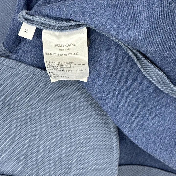 Thom Browne Thom Browne Long Sleeve V-Neck Jacket -2507 Size US S / EU 44-46 / 1 - 3 Thumbnail