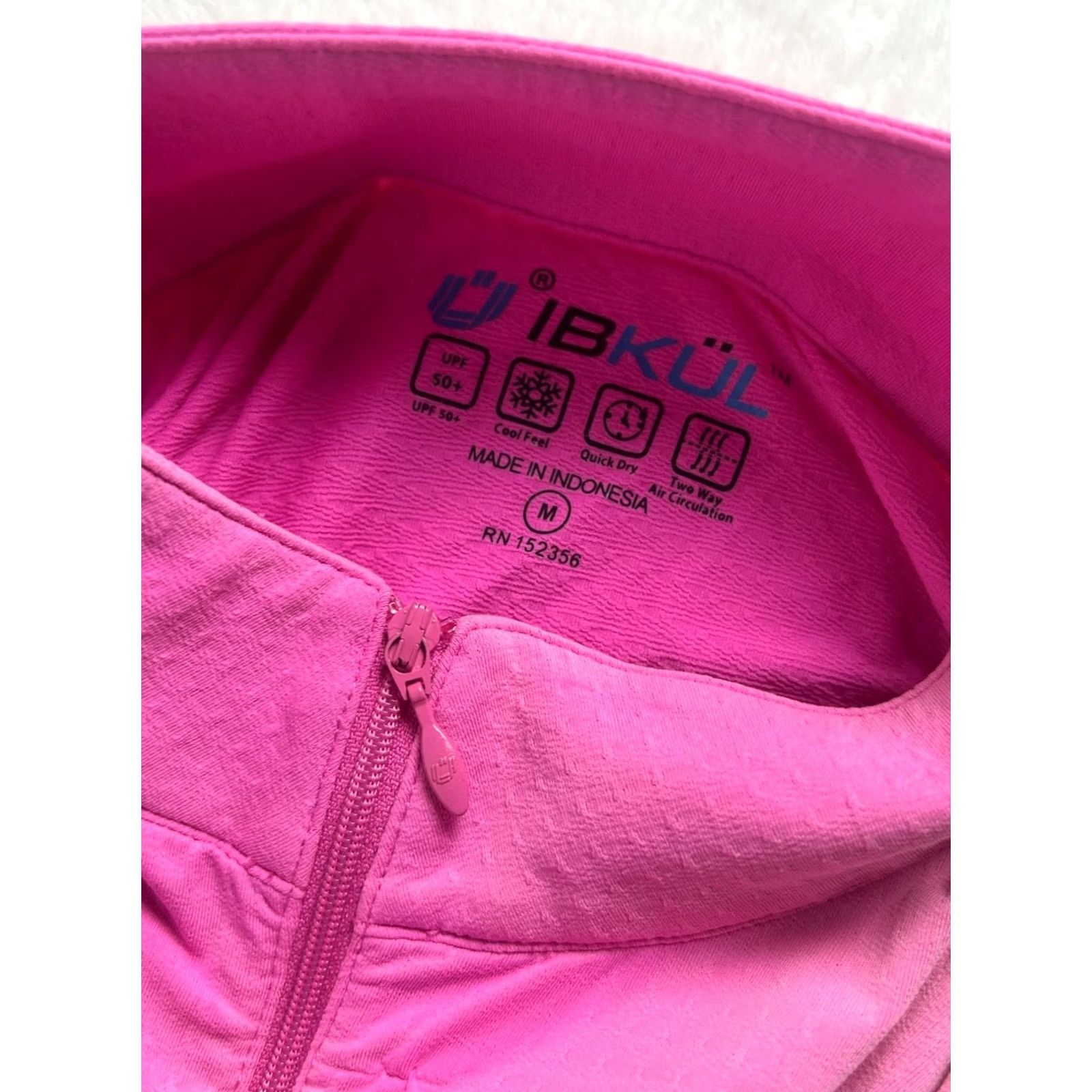 Vintage Ibkul Womens Pink Long Sleeve 1/4 Zip Pullover Medium Kapalua & Team Play Logos Size M / US 6-8 / IT 42-44 - 5 Thumbnail