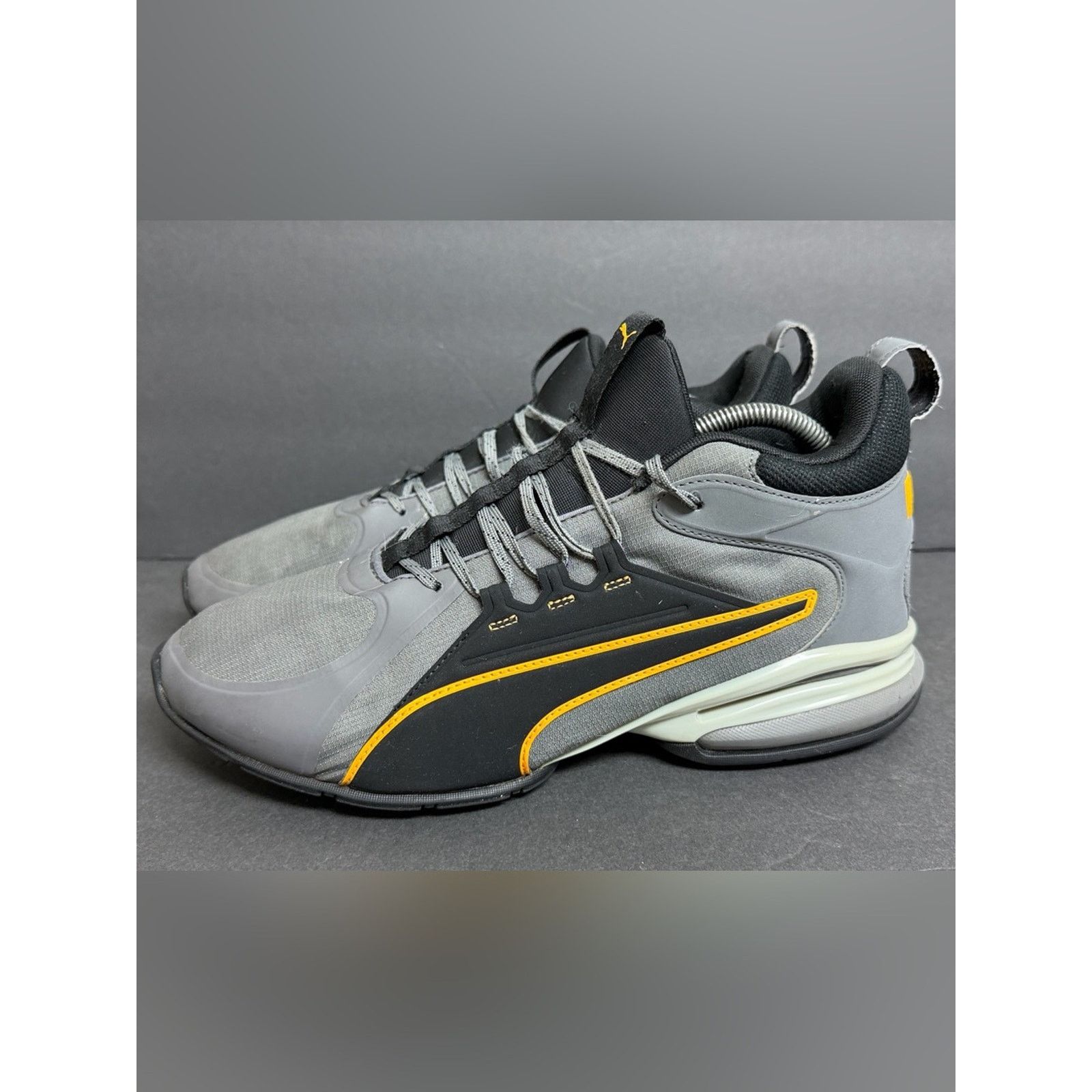 Puma Puma Axelion Knit Athletic Sneakers Shoes Castlerock Grey Size US 10 / EU 43 - 1 Thumbnail