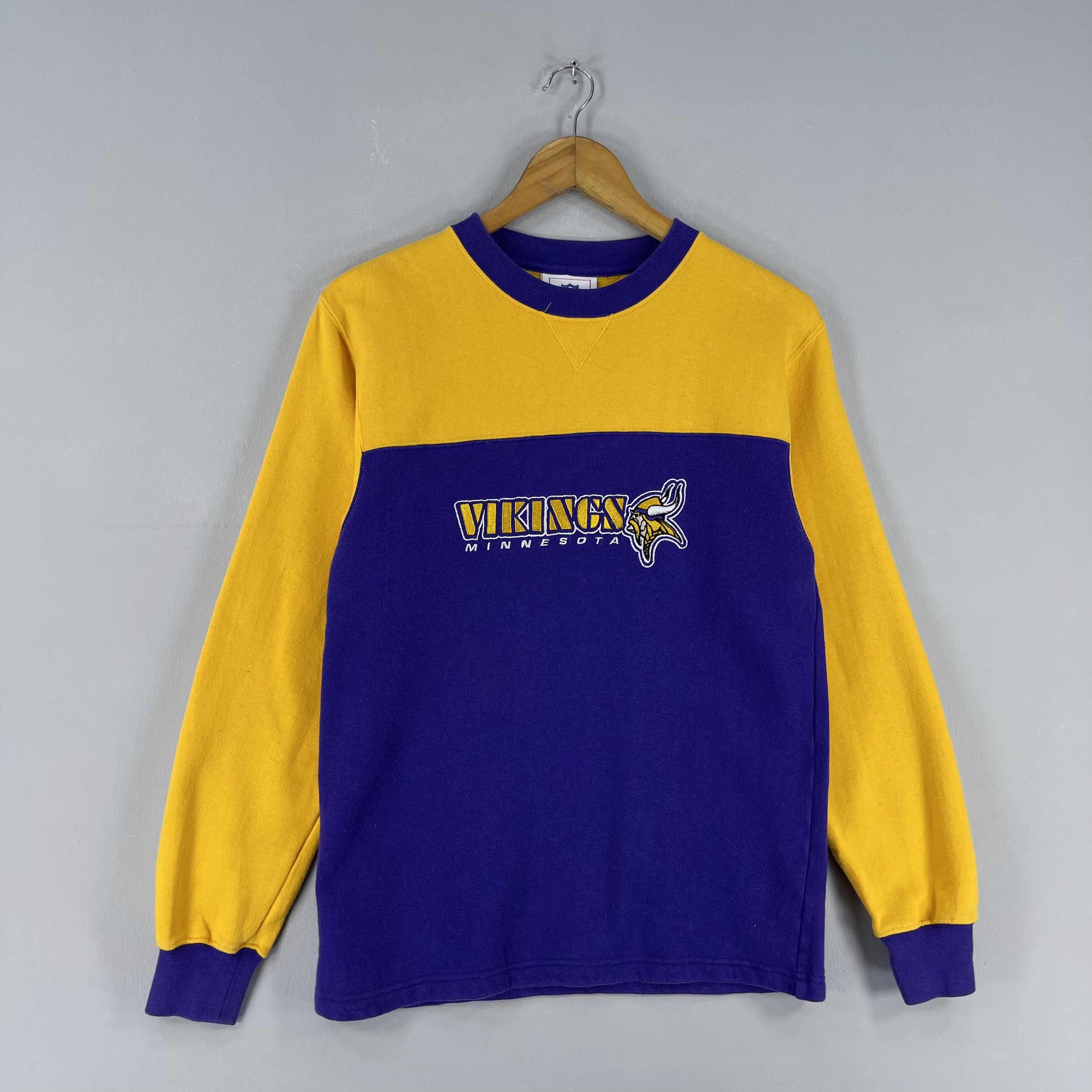 NFL Vintage Y2K Minnesota VIKINGS Nfl Embroidery Sweatshirt Size US S / EU 44-46 / 1 - 3 Thumbnail