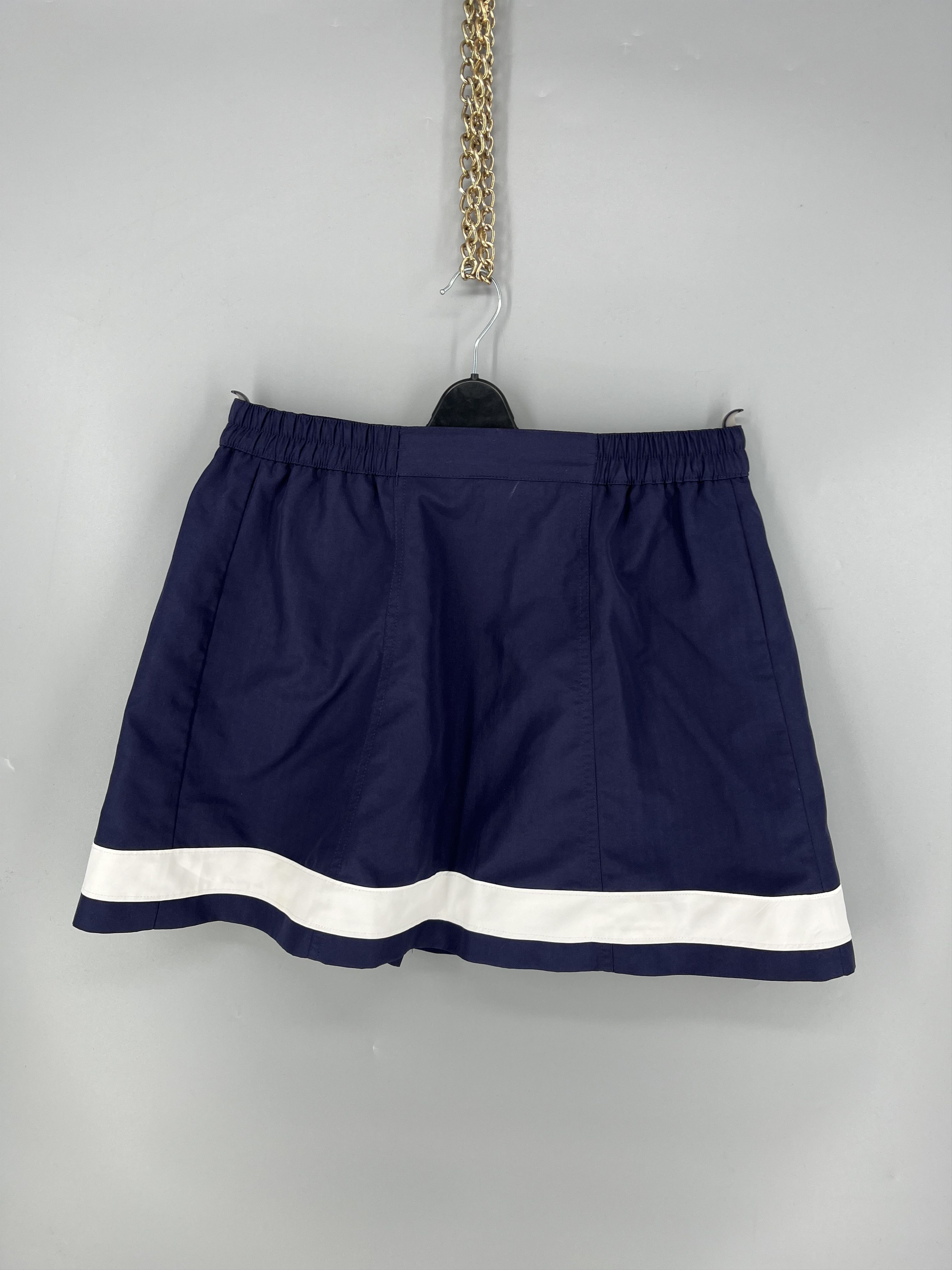 Reebok Vintage Reebok 90s Tennis Skort Navy Wrap Mini Skirt Size 27" / US 4 / IT 40 - 9 Thumbnail