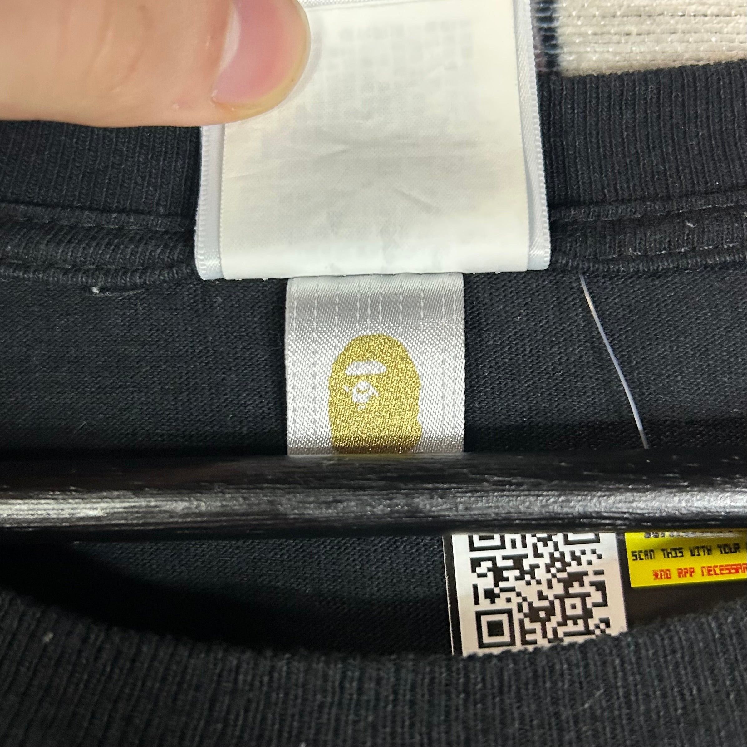 Bape Bape Check Bleached Ape Head Tee Size 2XL Size US XXL / EU 58 / 5 - 4 Thumbnail