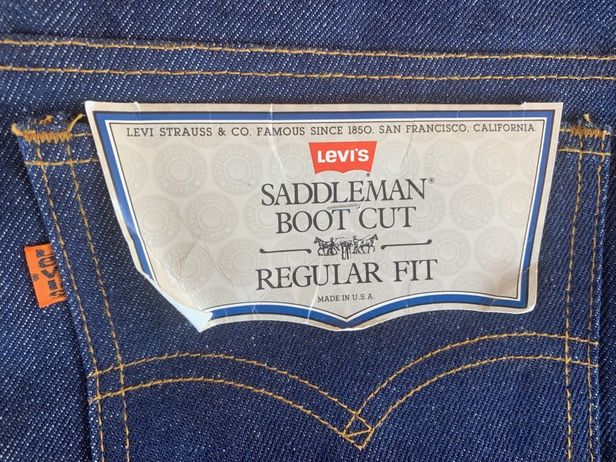 Levi's Vintage 1970s 517 Bootcut NWT Orange Tab Size US 32 / EU 48 - 2 Thumbnail
