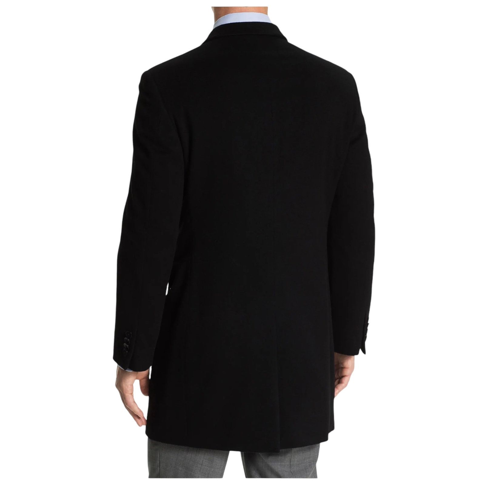 John Varvatos John Varvatos Star USA Cashmere Topcoat Black 44R Size US S / EU 44-46 / 1 - 3 Thumbnail