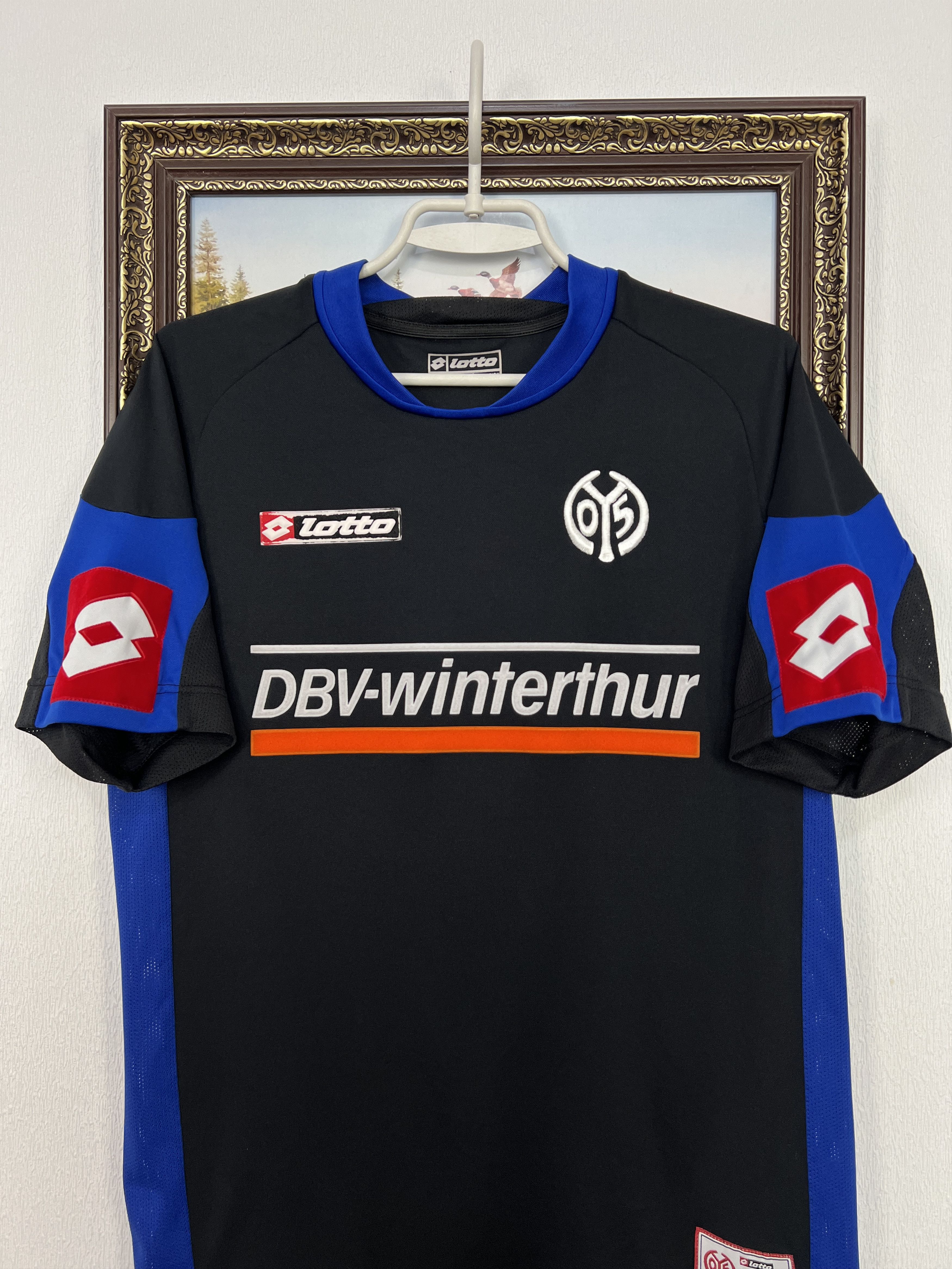 Lotto Sport FSV Mainz 05 Third football shirt 2007 Soccer Lotto Mens Size US M / EU 48-50 / 2 - 2 Thumbnail