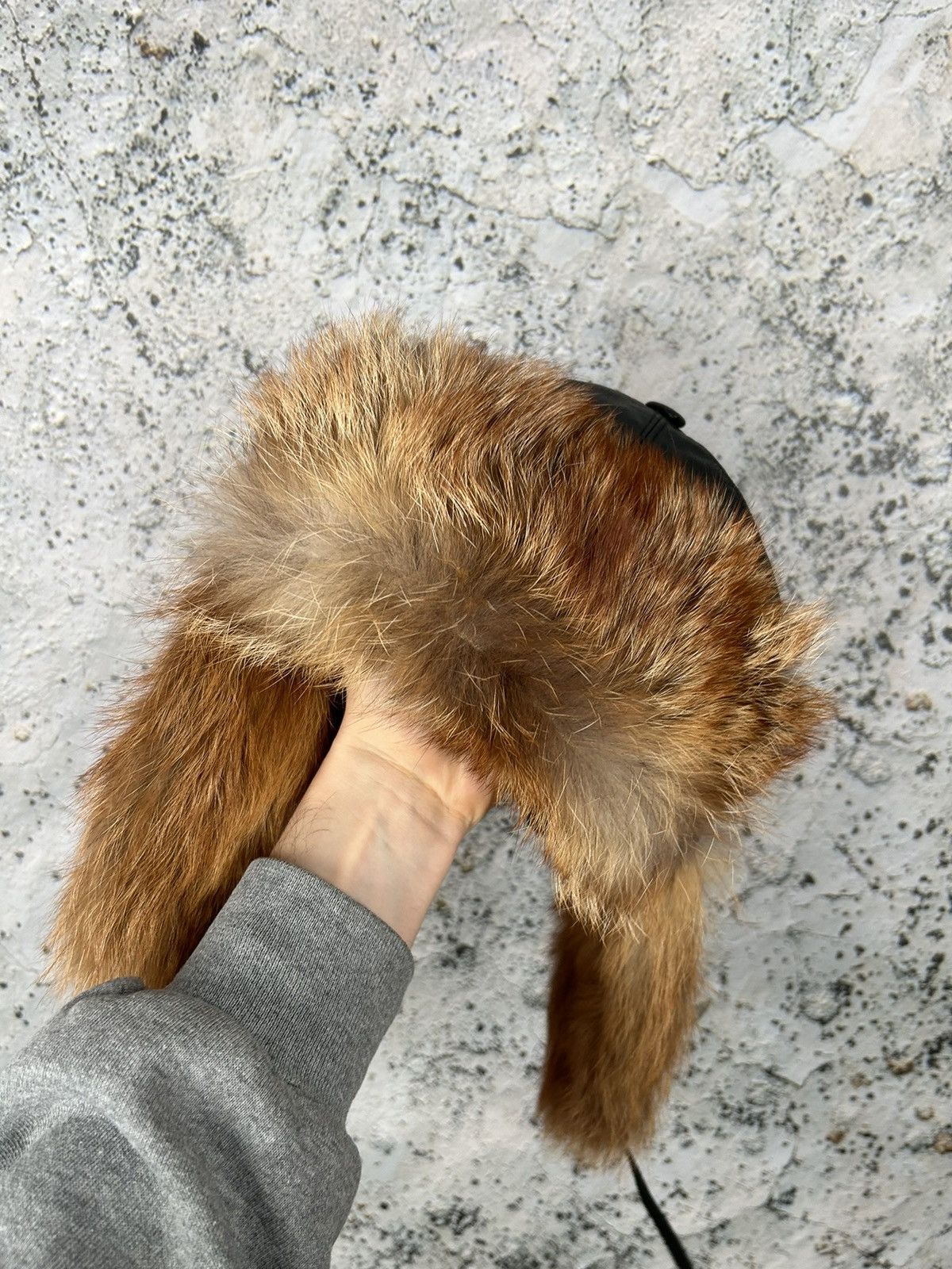 Leather Vintage Trapper Faux Leather Hat Avantgarde 90s Archive Size ONE SIZE - 3 Thumbnail