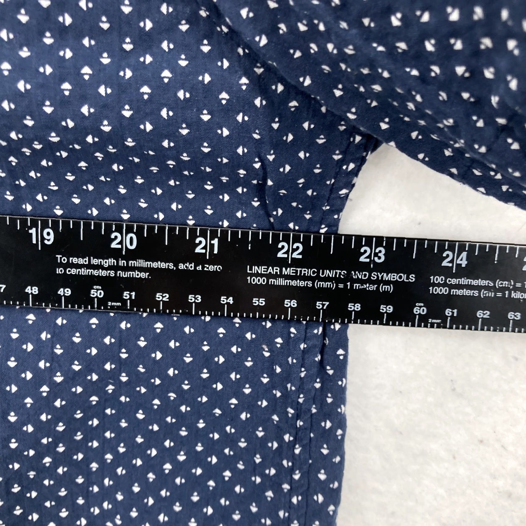 Bonobos Bonobos Shirt Mens Large Blue Short Sleeve Button Up Cotton Seersucker Size US L / EU 52-54 / 3 - 5 Thumbnail