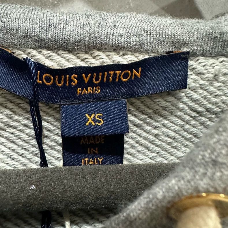 Louis Vuitton Louis Vuitton Grey logo hoodie Size US XS / EU 42 / 0 - 4 Thumbnail