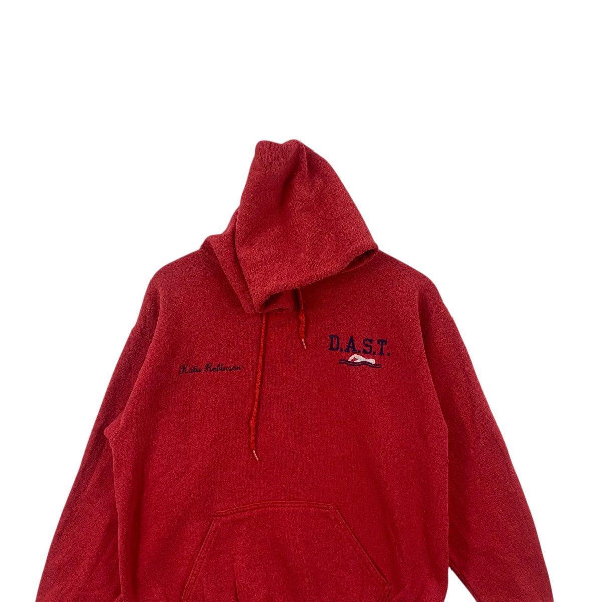 Tultex Vintage 90’ TULTEX D.A.S.T COLLEGE Swimming Club Hoodie Size M / US 6-8 / IT 42-44 - 2 Thumbnail