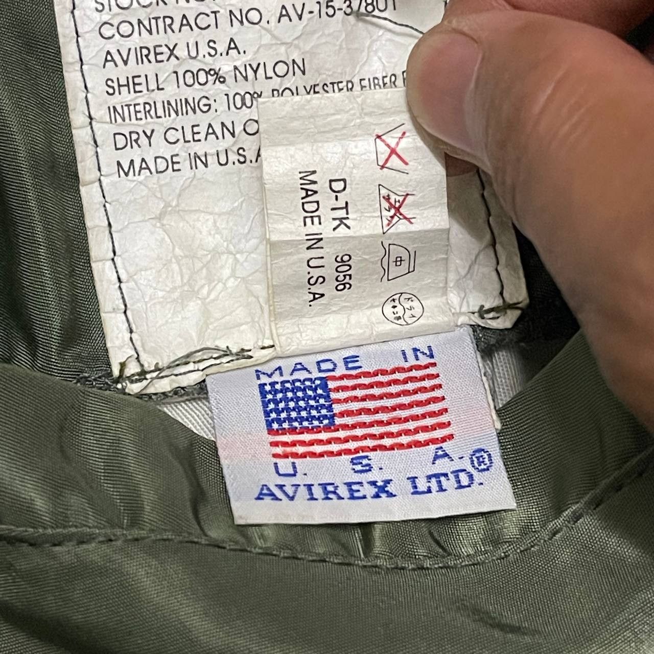 Avirex Vintage Avirex USA Ma1 Military Bomber Jacket USAF Size US XL / EU 56 / 4 - 18 Thumbnail