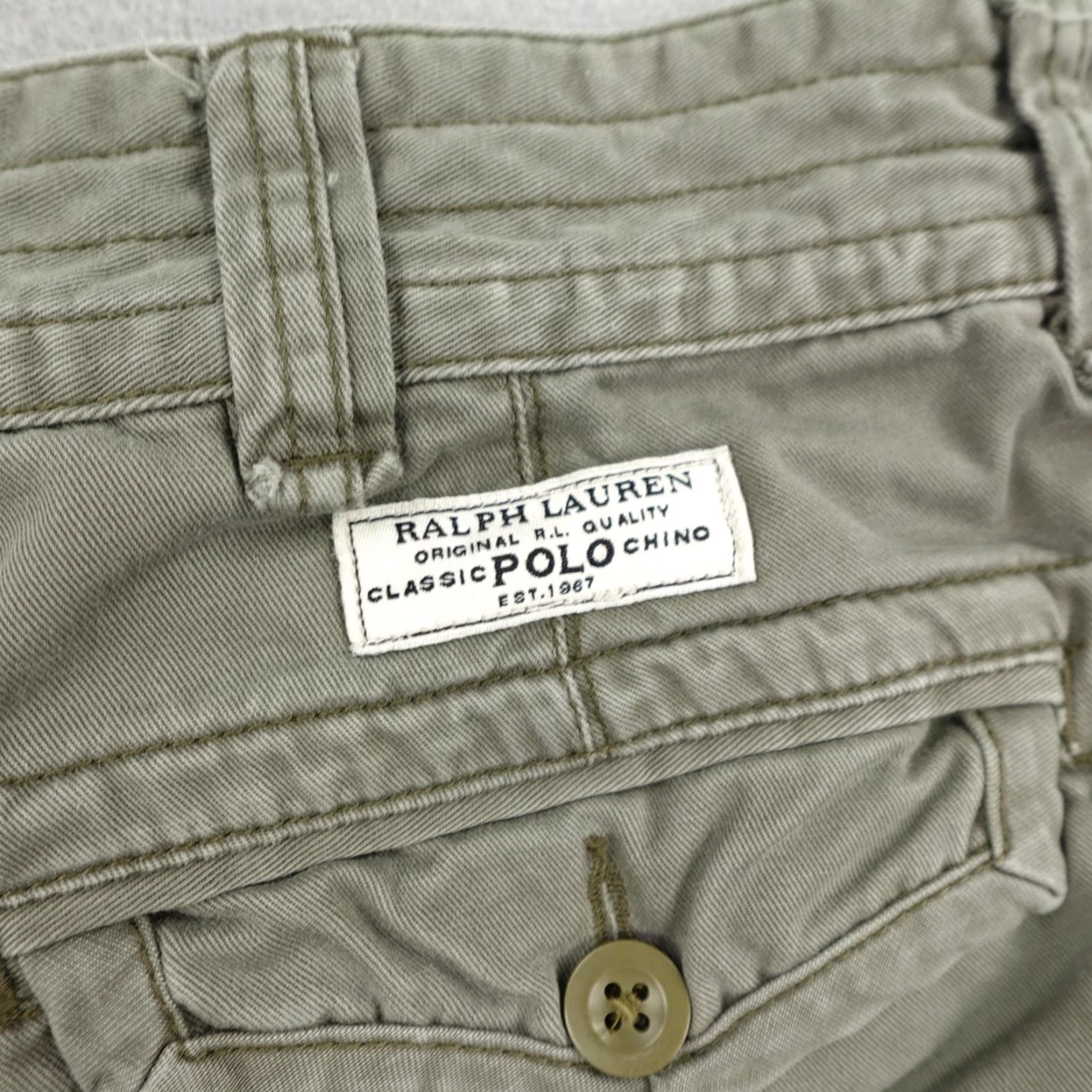 Polo Ralph Lauren VINTAGE Polo Ralph Lauren Shorts Mens 36 Olive Army Green Cargo Utility Outdoors Size US M / EU 48-50 / 2 - 7 Thumbnail