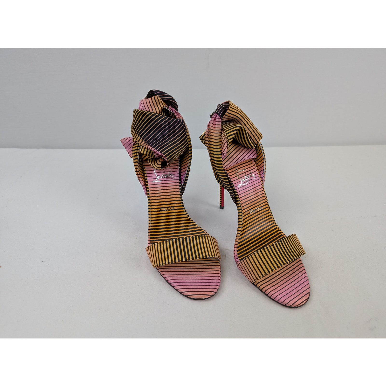 Christian Louboutin o1rshd1 Sandale Du Désert 100mm Heeled Sandal in Multicolor Size US 10 / IT 40 - 5 Thumbnail
