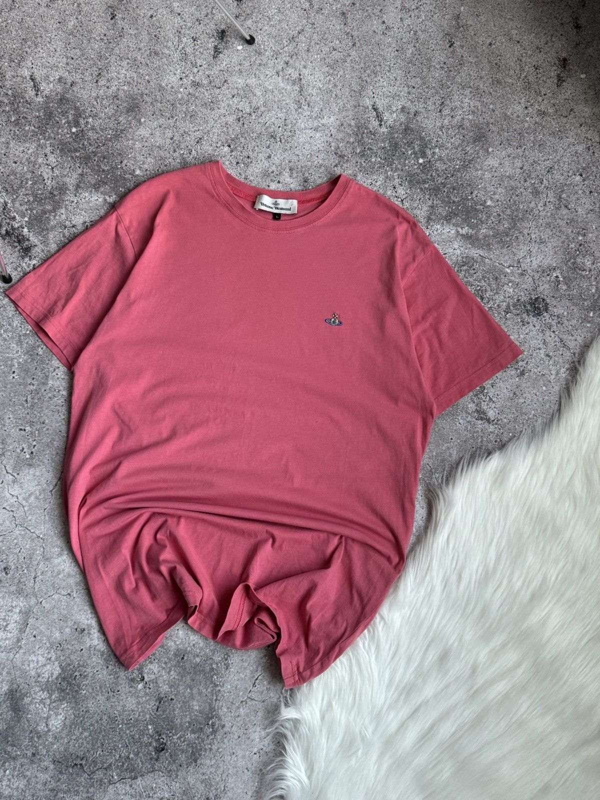 Designer × Vintage × Vivienne Westwood Vintage Vivienne Westwood Y2K pink t-shirt oversized size L Size US L / EU 52-54 / 3 - 3 Thumbnail