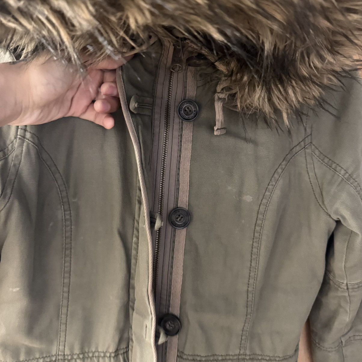 Abercrombie & Fitch Abercrombie & fitch fur jacket Size S / US 4 / IT 40 - 3 Thumbnail
