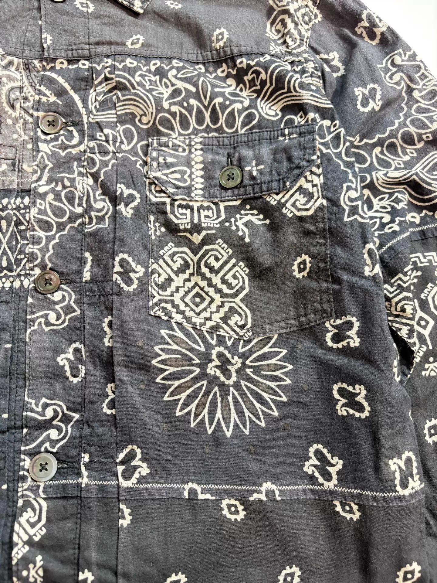 Kapital KAPITAL Original Cashew Flower Distressed Jacket Size US M / EU 48-50 / 2 - 5 Thumbnail