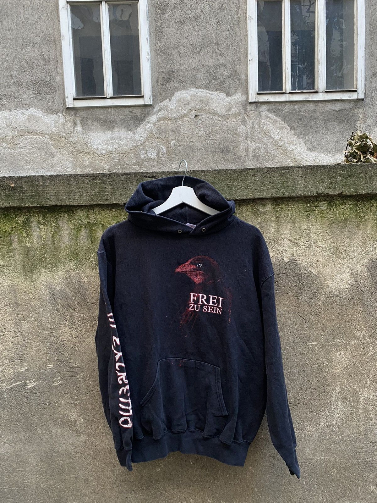 Band Tees × Vintage Vintage Extremo Frei Zu Sein Rock Y2K Baggy Hoodie Size US M / EU 48-50 / 2 - 2 Thumbnail