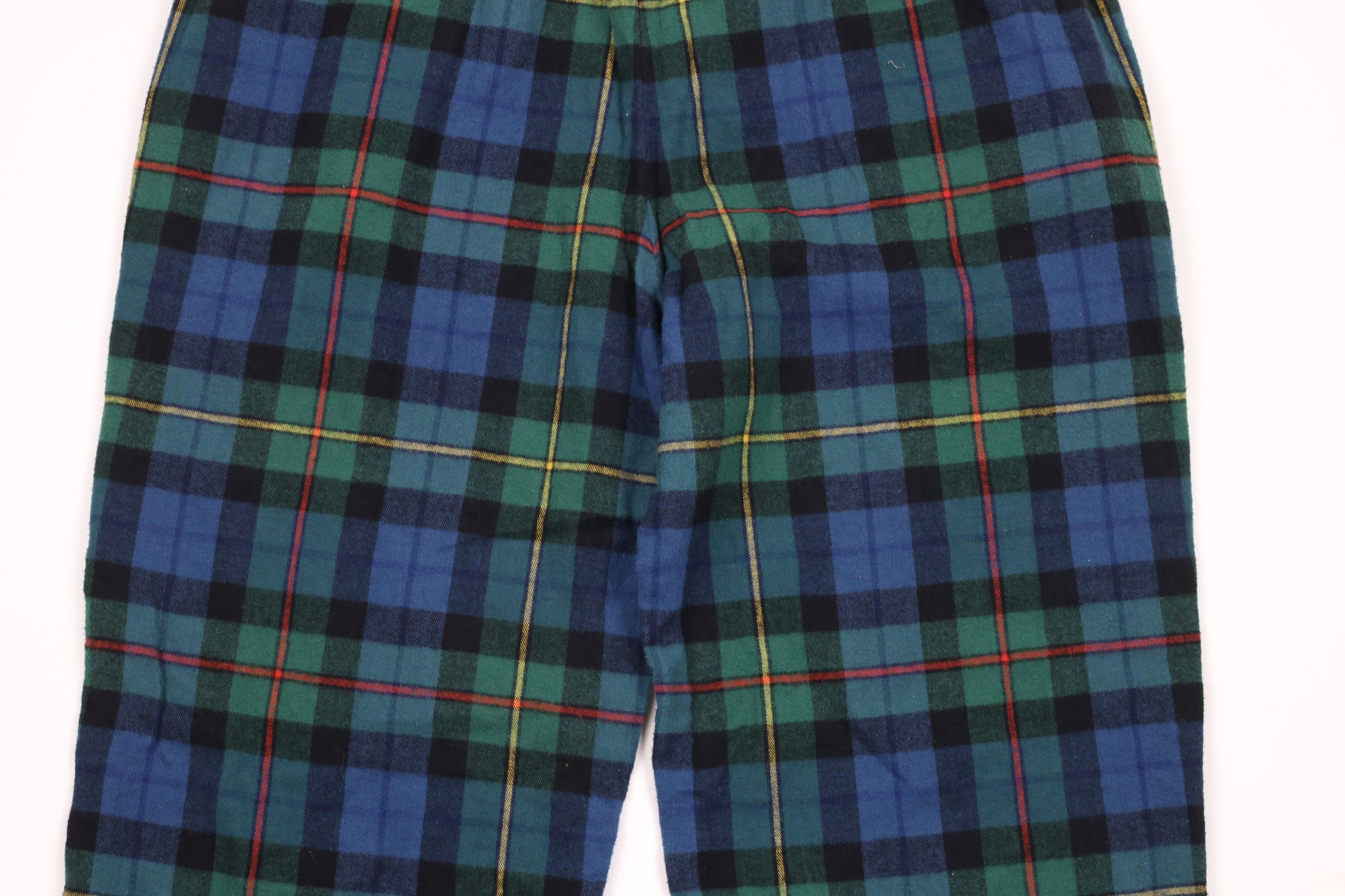 L.L. Bean × Vintage Vintage LL Bean Rainbow Flannel Wide Leg Sweatpants Pants Size US 36 / EU 52 - 9 Thumbnail