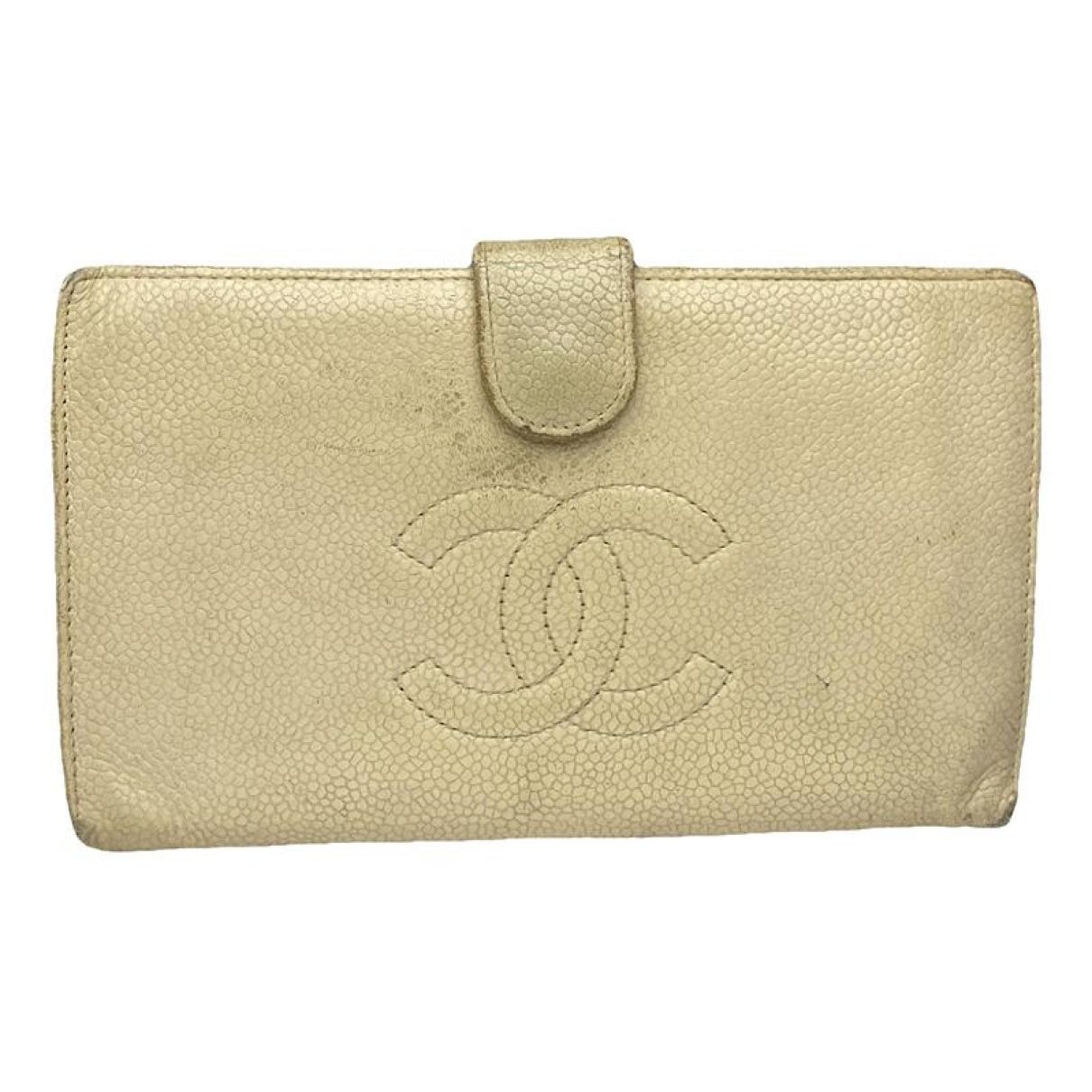 Chanel Cambon Beige Leather Wallet Size ONE SIZE - 1 Thumbnail