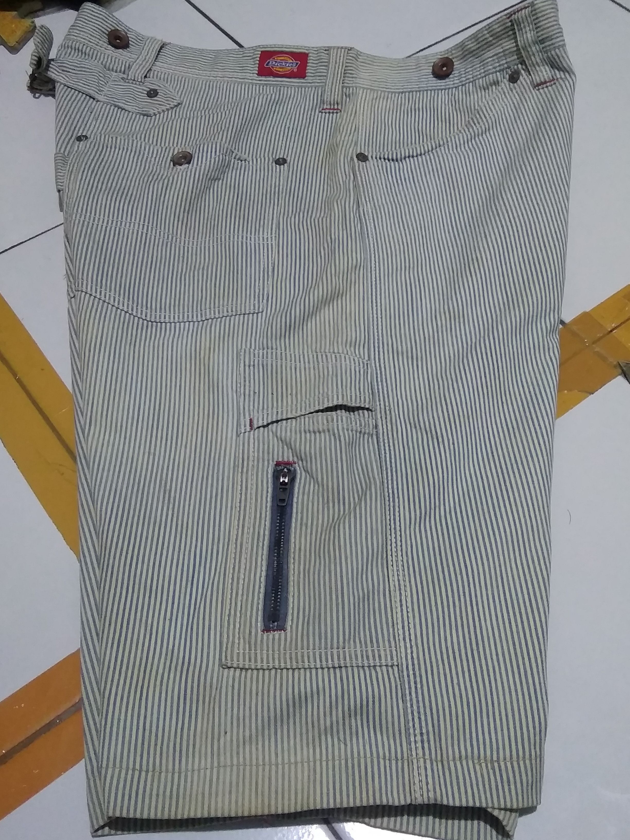 Dickies Vintage Dickies carpenter worker hickory stripe Size US 35 - 4 Thumbnail