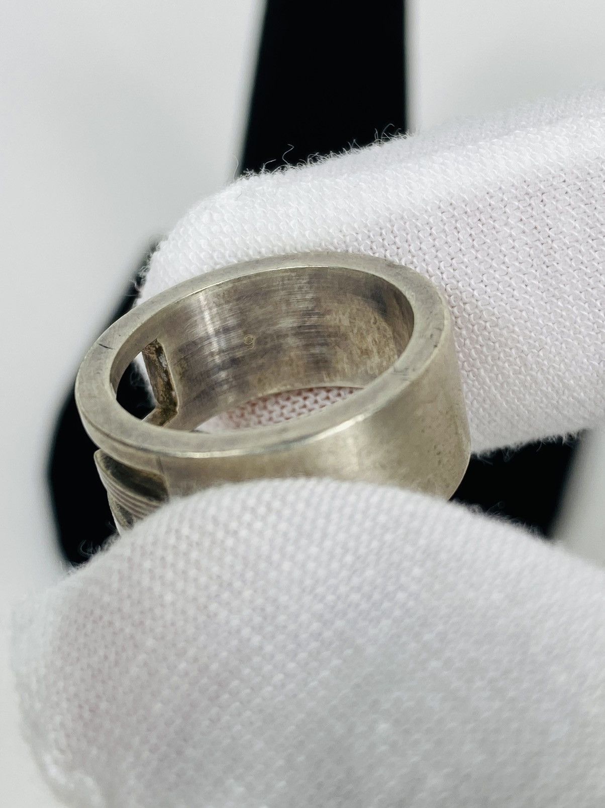 Gucci Gucci .925 Silver G Ring size IT 9 Size ONE SIZE - 6 Thumbnail