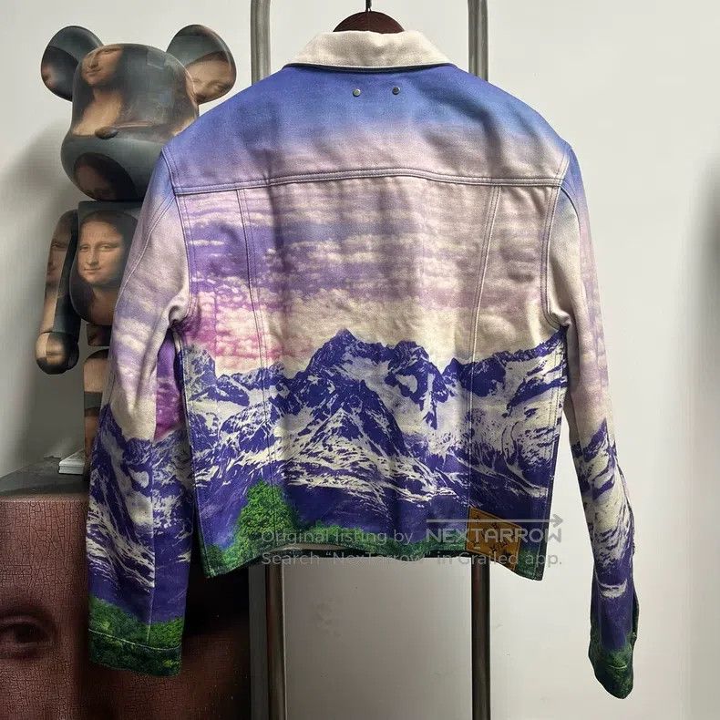 Louis Vuitton Louis Vuitton Snow Mountain Scenery Denim Jacket Size US S / EU 44-46 / 1 - 2 Thumbnail