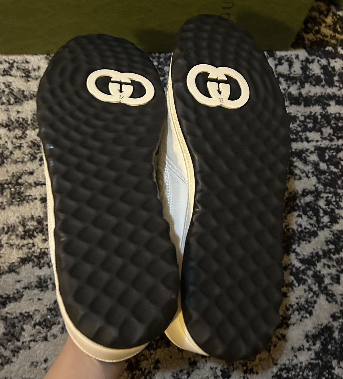 Gucci Gucci Mac80 Sneaker Off White Black size 12 Size US 12 / EU 45 - 4 Thumbnail
