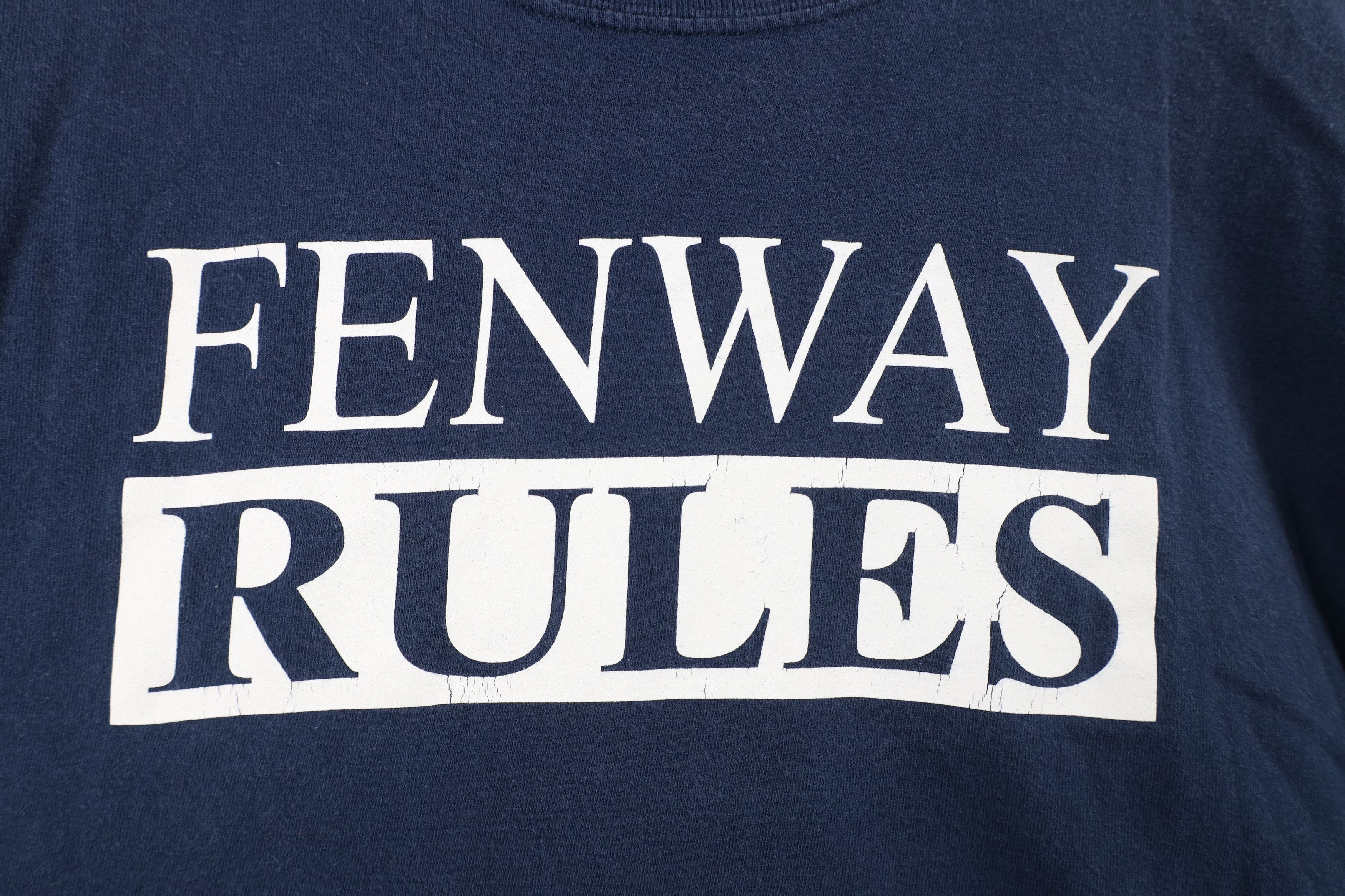 Vintage Vintage 90s Y2K Fenway Boston Red Sox Baseball T-Shirt Blue Size US XL / EU 56 / 4 - 4 Thumbnail