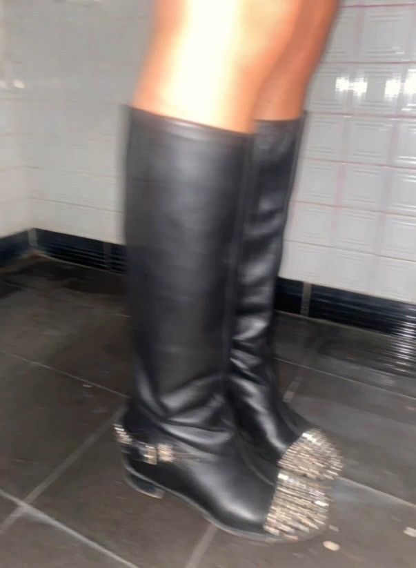 Christian Louboutin Christian Louboutin Studded Boots Size US 5 / IT 35 - 3 Thumbnail