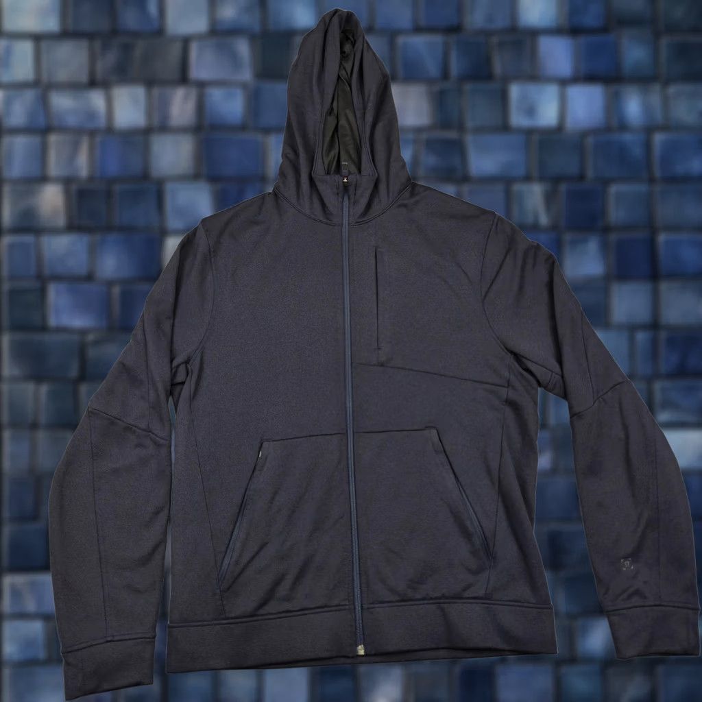 Lululemon Lululemon Hoodie Mens M Blue Full Zip Knit Chest Pocket Athletic Running Shirts Size US M / EU 48-50 / 2 - 1 Thumbnail