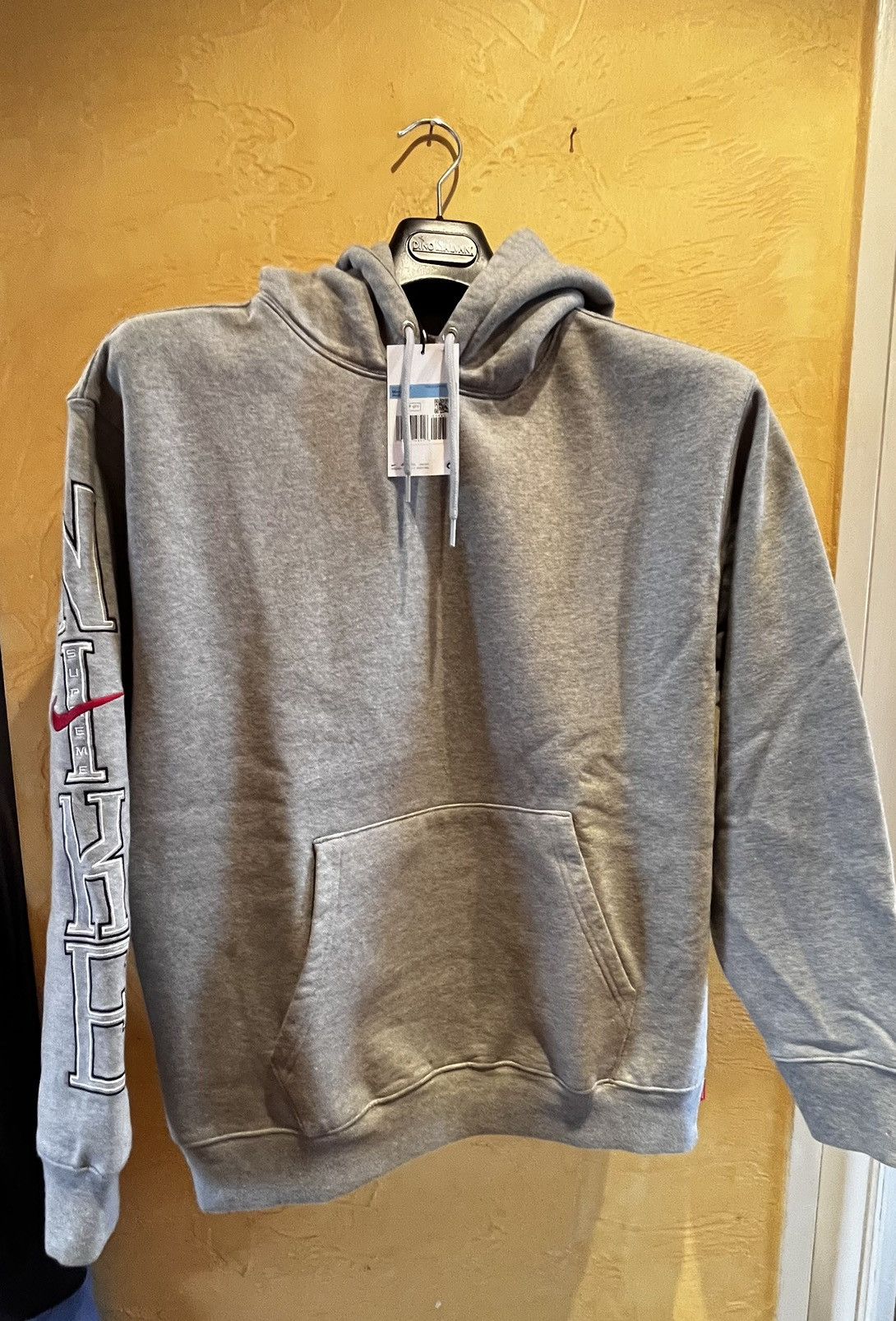 Nike × Supreme Nike x Supreme Hoodie Gray Size M | Grailed