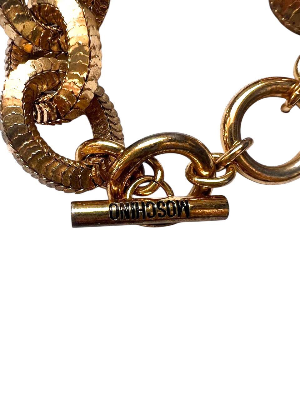 H&M × Jeremy Scott × Moschino Vintage Moschino x H&M gold style bracelet by Jeremy Scott Size ONE SIZE - 4 Thumbnail