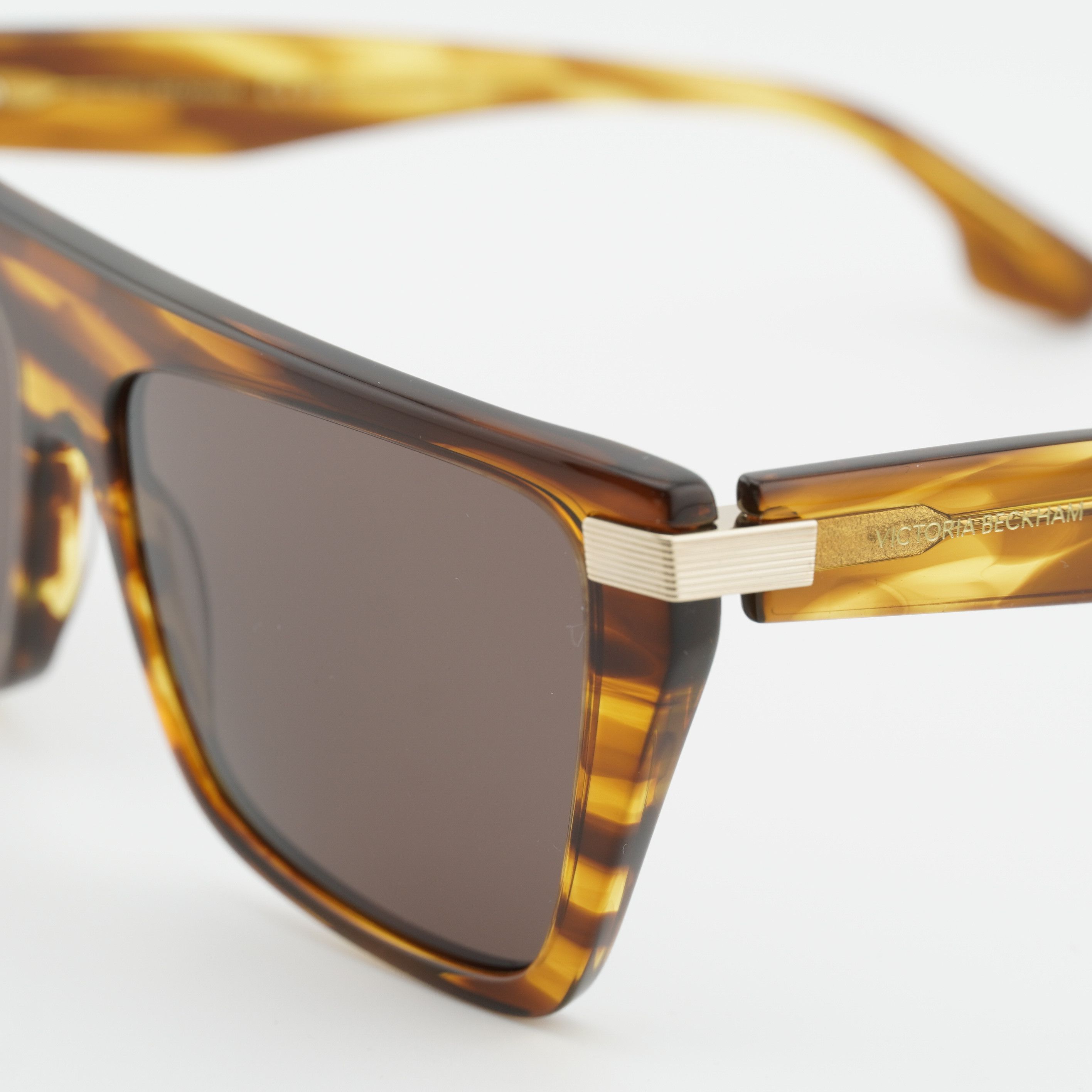 Victoria Beckham Victoria Beckham VB684S 224 Sunglasses Tobacco Square Frame Size ONE SIZE - 2 Thumbnail