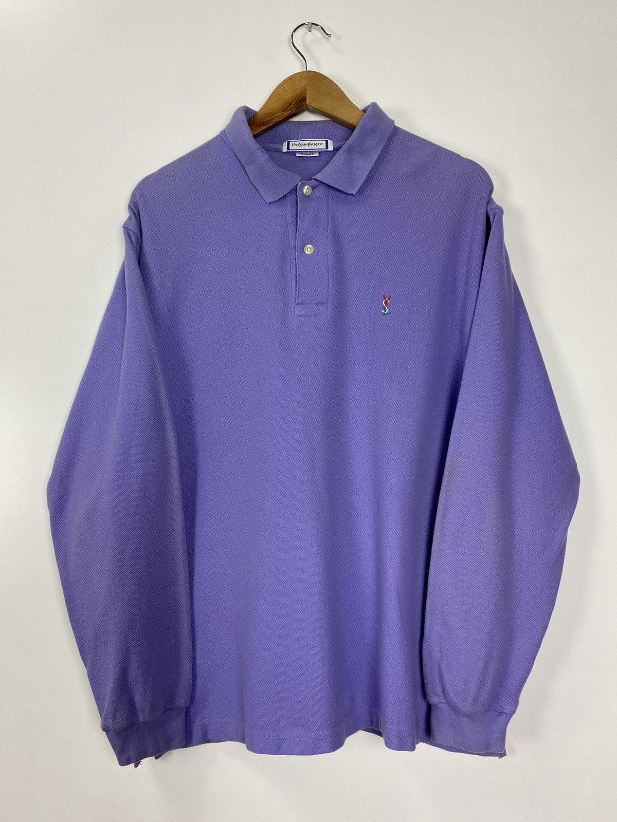 Yves Saint Laurent Vintage 90s Yves Saint Laurent polo Size US L / EU 52-54 / 3 - 8 Thumbnail