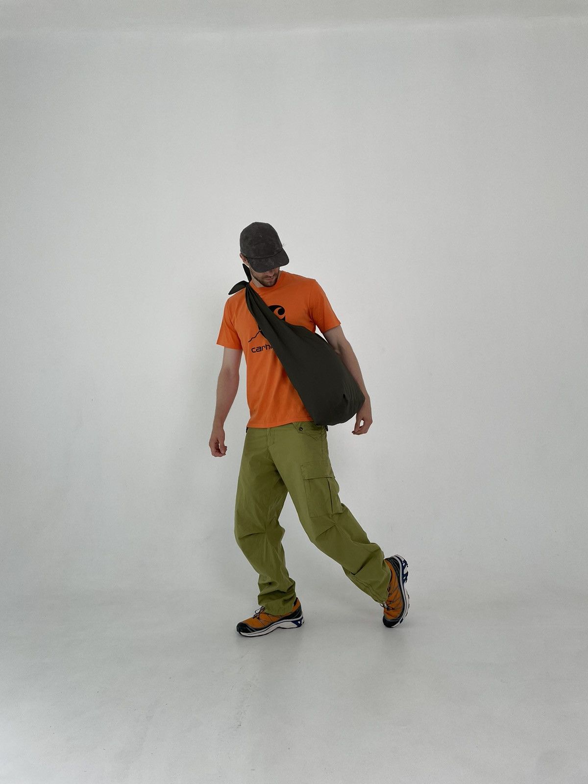 Handmade Shopper military bag Shoulder Tote bag hand made in Ukraine Size ONE SIZE - 4 Thumbnail