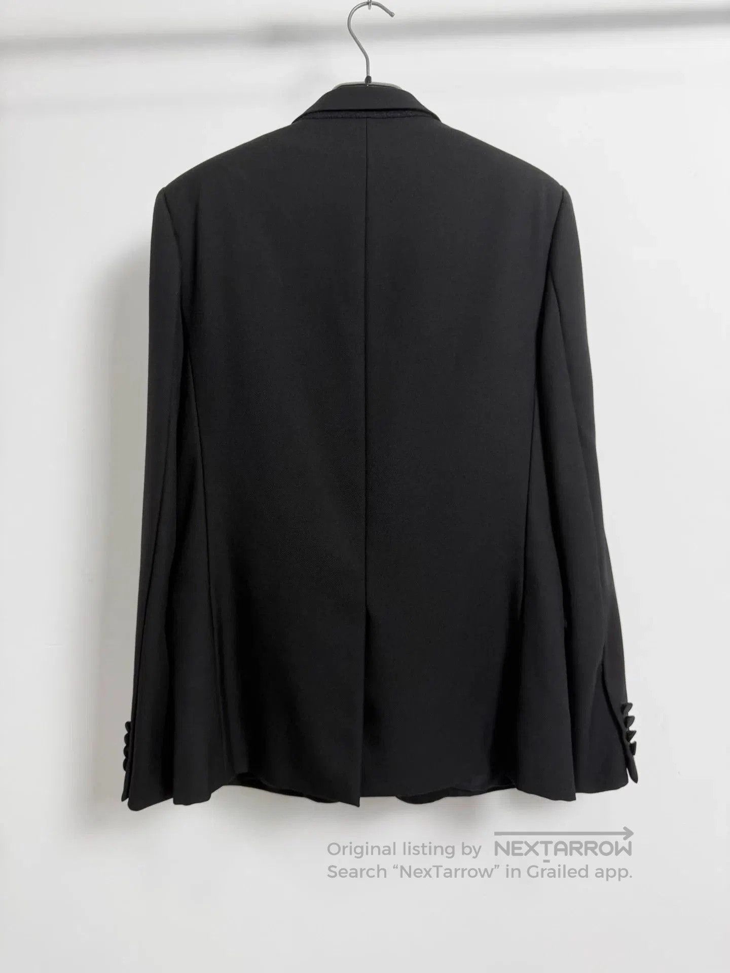 Saint Laurent Paris Black Single-Button Blazer. Size US M / EU 48-50 / 2 - 2 Thumbnail