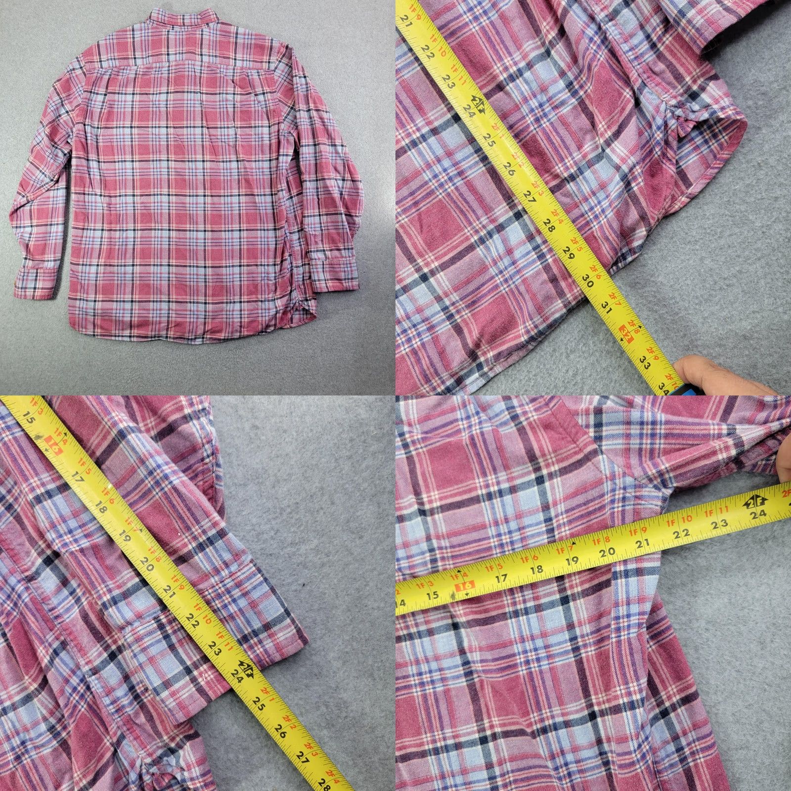 Southern Tide Southern Tide Shirt Mens XL Red Plaid Long Sleeve Flannel Button Down Casual Size US XL / EU 56 / 4 - 8 Thumbnail