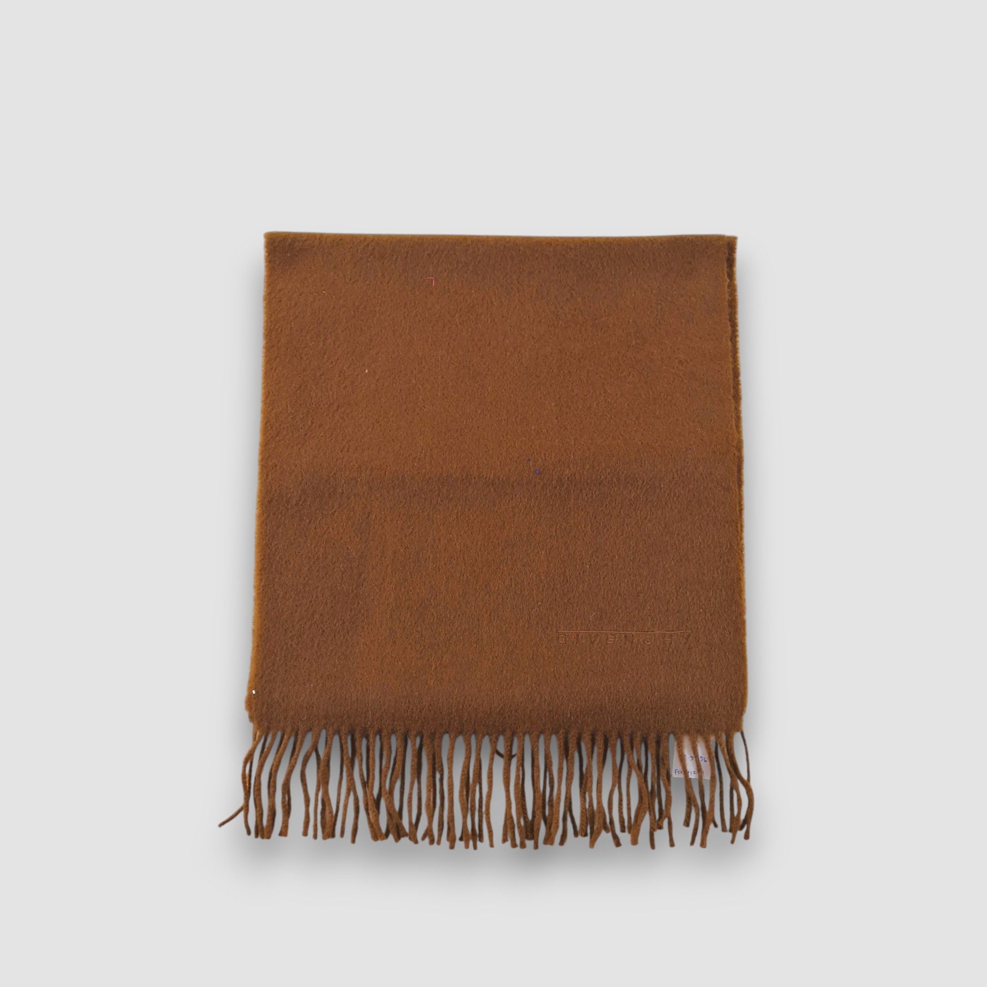 Japanese Brand Vintage Givenchy Scarf Muffler Wool Cashmere Scarves Size ONE SIZE - 2 Thumbnail
