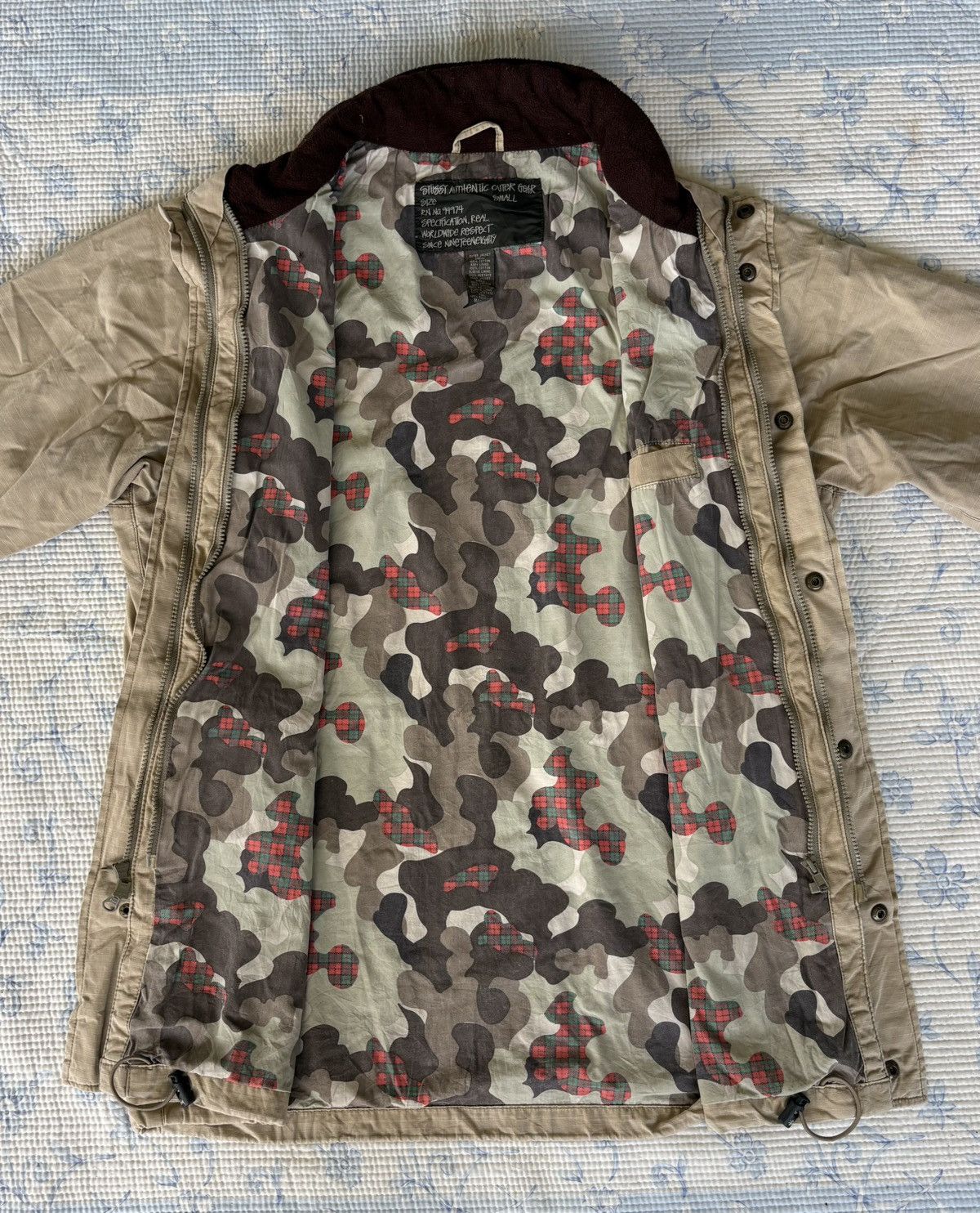 Stussy Stussy New York Tokyo Camouflage Inner Parka Jacket Size US S / EU 44-46 / 1 - 6 Thumbnail