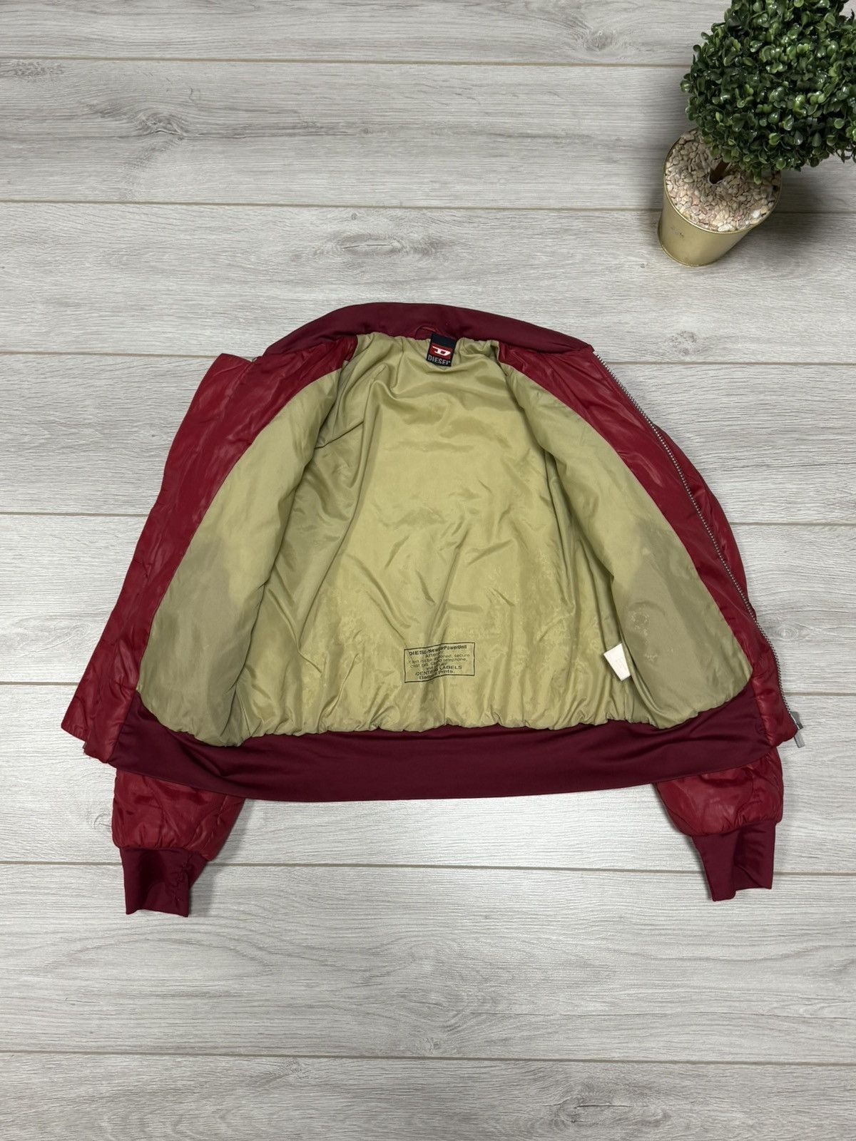 Diesel Diesel vintage quilted RARE bomber jacket avantgarde Size L / US 10 / IT 46 - 7 Thumbnail