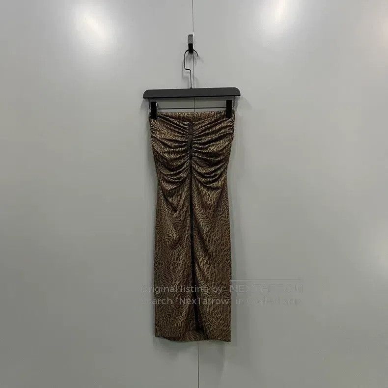 Fendi Fendi Brown full-printed bandeau dress Size XS / US 0-2 / IT 36-38 - 2 Thumbnail