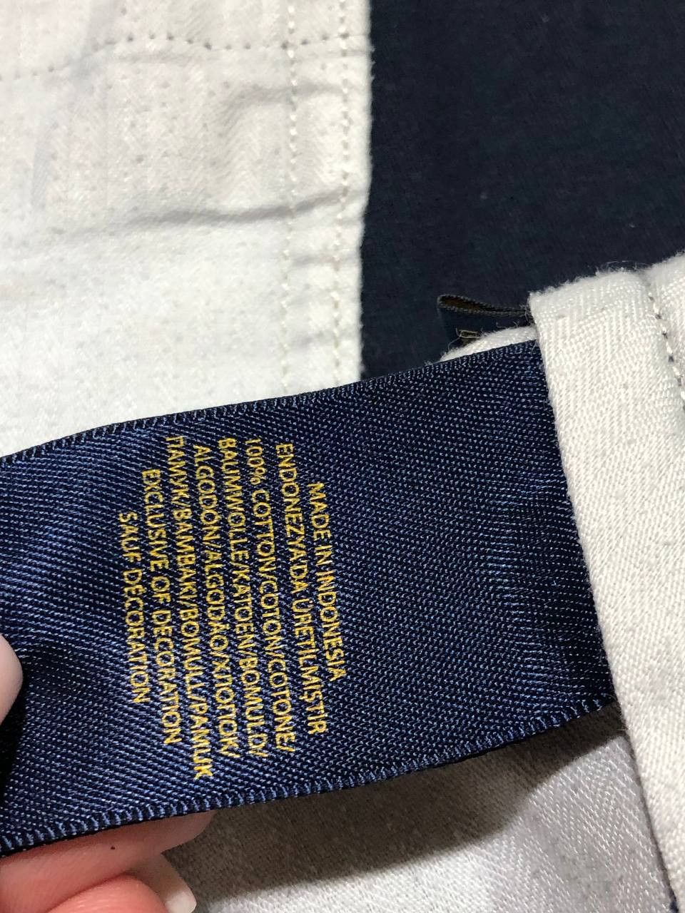 Polo Ralph Lauren Vintage Denim Shorts Blue Logo Y2K Polo Ralph Lauren Size US 34 / EU 50 - 4 Thumbnail